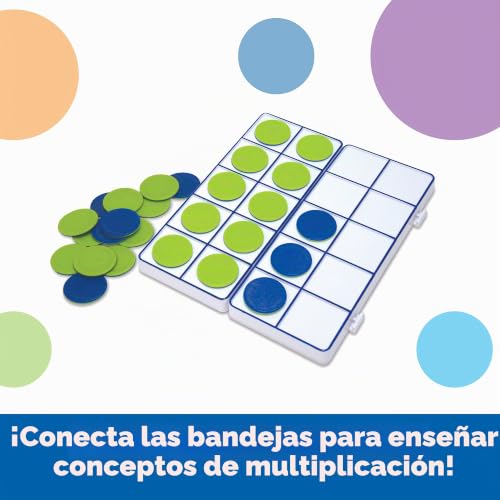 Bandejas de 10 Casillas conectables para evitar errores en sumas con llevadas 4