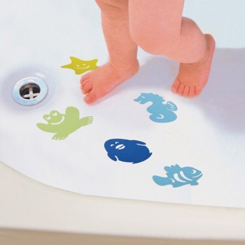 Dreambaby 10 Bath Kids Safety Appliques - Anti-slip Tub Shower Textured Sticker