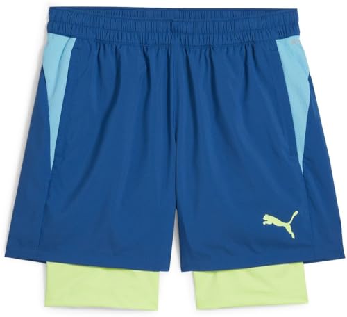 Short PUMA Individual Teamgoal 2in1 short tissé anti frottement adulte