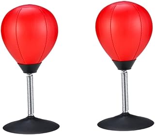CLISPEED 2 Pçs Saco De Pancadas De Milho De Boxe Relaxe Treinador De Boxe Saco De Pancadas Suporte De Bola De Boxe Brinquedo De Descompressão Bola De Sucção Ventosa Saco De Pancadas De