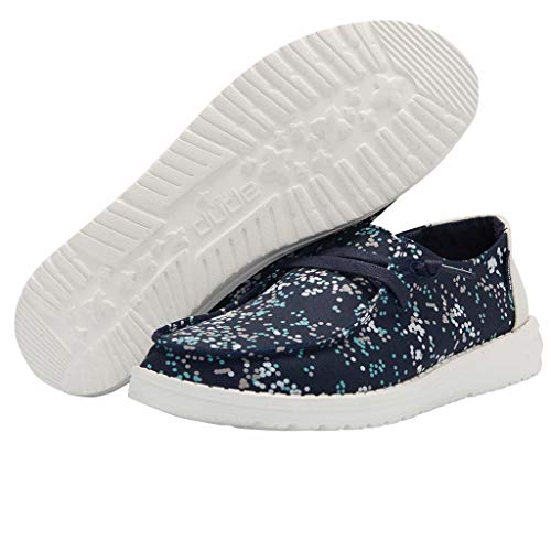 Image of HEYDUDE Women's Wendy Chambray | Women's Shoes | Women's Lace Up Loafers | Comfortable & Light-Weight
