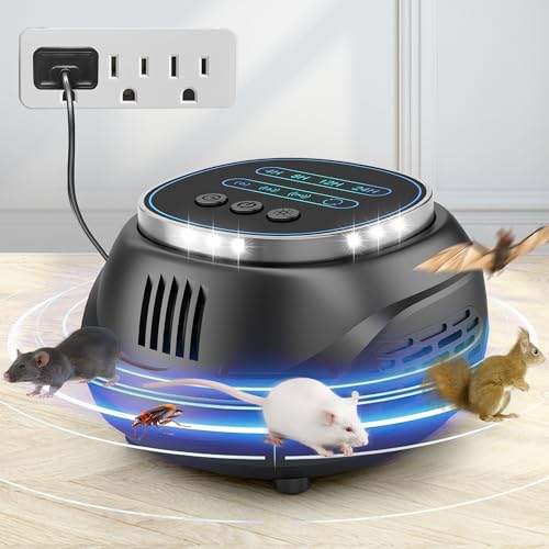 (2026 Upgraded) Ultrasonic Rodent & Pest Indoor Repeller - Stronger Driving Force, Repellent for...