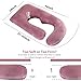 Victostar Pregnancy Pillow,57 inches U Shaped Maternity Pillow with Removable Cover Full Body Pillow Support for Back, HIPS, Legs, Belly (Cameo)