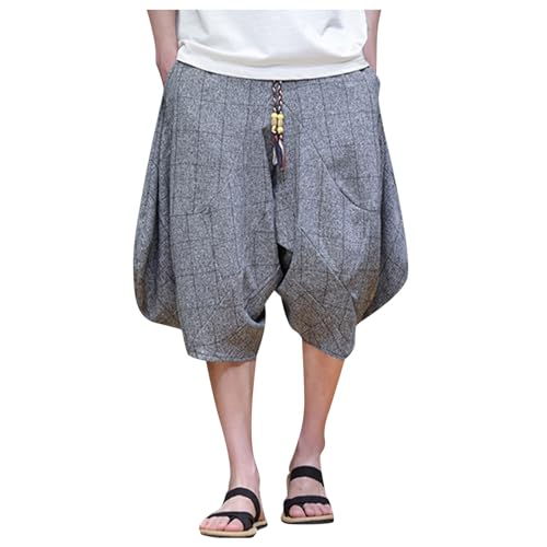 Pantalones de chándal cómodos estilo Aladino ideales para yoga y descanso urbano