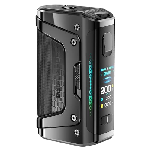 GEEKVAPE Aegis Legend 5 Mod |200W Various Working Mode: ECO/SMART/NORMAL/CUSTOM/TC Support Support Z Sub Ohm Tank/Z Nano 2 Tank/Z Fli 2 Tank (No Tank/No Coil) (Carbon Schwarz)