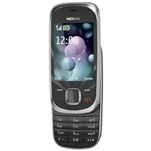 Nokia 7230 oranje zonder schuifregelaar, grafiet