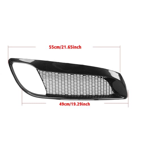 Panneau calandre et cache feu antibrouillard durable pour pare-chocs Hyundai Genesis - 4