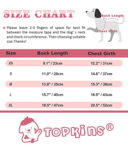 Topkins Dog Birthday Dresses, Dog Princess Dress, Turtleneck Puppy Skirt With Velvet Bowknot For Small Medium Dogs Girl (Pink, Xs) #TOP1