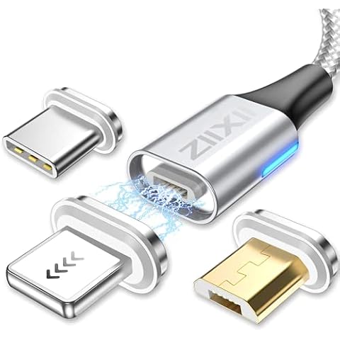 Cable USB magnético 3 en 1 de nailon ZIIXII Cover
