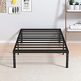 Maenizi 12 Inch Twin Bed Frame No Box Spring Needed, Heavy Duty Metal Platform Bed Frame Twin Size S