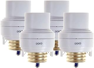 Westek 6603BC 150W 3-Level Touch Control Lamp Socket Dimmer, White, Sing...