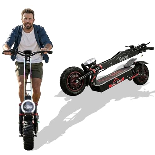 Image of GD82 Electric Scooter for Adults,7000W Dual Motor Off-Road E-Scooter, Up to 55 Mph, 62* Miles Max Range, 60V /36AH Battery, Dual Suspension Hydraulic Braking System, 12 inch Off-Road Tire