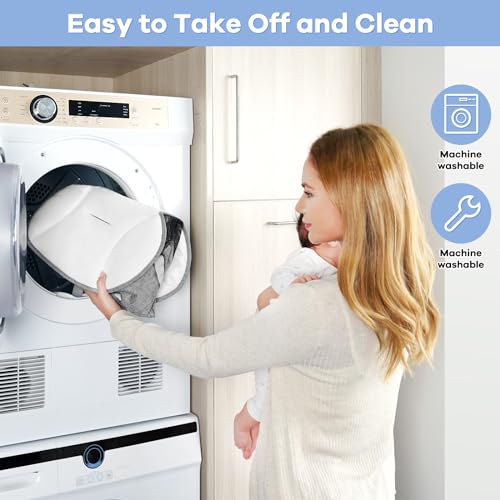 image for NIRGU Electric Baby Swing for Infants Portable Baby Bouncer Rocker wit