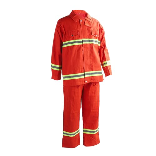 Yunseity Flame Safety Clothing, Flame Safety Suit, Attractive Cotton, Collision for Home (L)