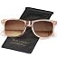 X07-transparent Tea Frame Dark Brown