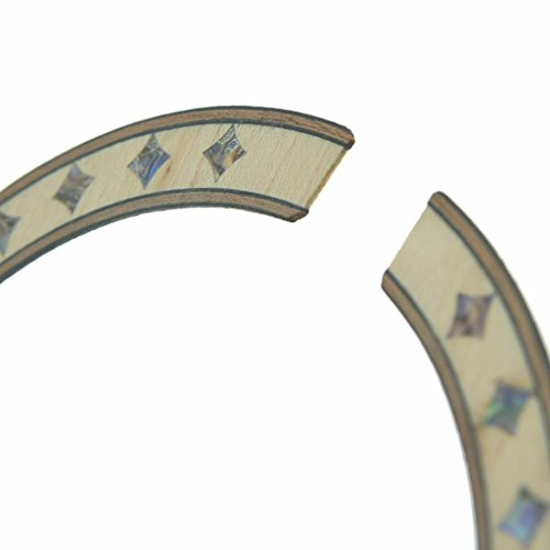 Dopro Qaulity Acoustic Guitar 110 * 12 * 0.8Mm Soundhole Maple Rosette Pretty Abalone Shell Inlay #TOP2