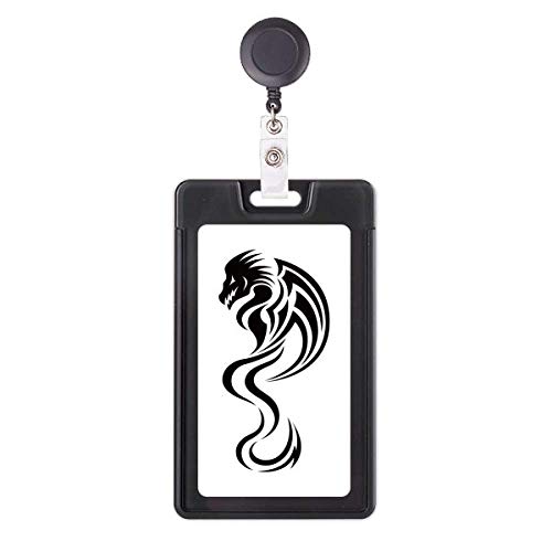 Étui rétractable pour badge dragon porte-carte d'accès enrouleur pro