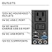 Westinghouse 155Wh 150 Peak Watt Portable Power Station & Solar Generator, Modified Sine Wave AC Outlet, Backup Lithium Battery for Camping, Home, Travel, Indoor/Outdoor Use (Solar Panel Not Included)