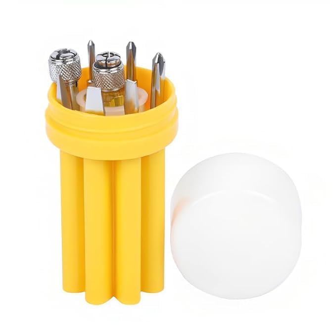 VALITUDO® 8-in-1 Screwdriver Tool Kit- Multi Purpose Tool Set BS-02, 3 Flat Blades, 3 Phillips Heads, 1 Round Poker Bar & Extension Rod -Tool Box For Car, Household, Computer, Workshop (Multi) (B0DCK31LYN) Amazon Price History, Amazon Price Tracker