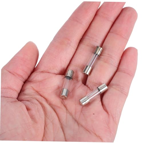 Juego de 100 fusibles de vidrio de acción rápida ABOOFAN para electrónica doméstica y automotriz miniatura 4