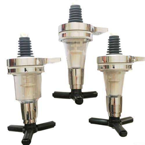 Jotekonoby Cabezal dispensador de licor de montaje en pared con capacidad de 25 ml/35 ml/45 ml para herramientas de bar y cerveza casera, ABS + AS + construcción de goma de silicona (25 ml)