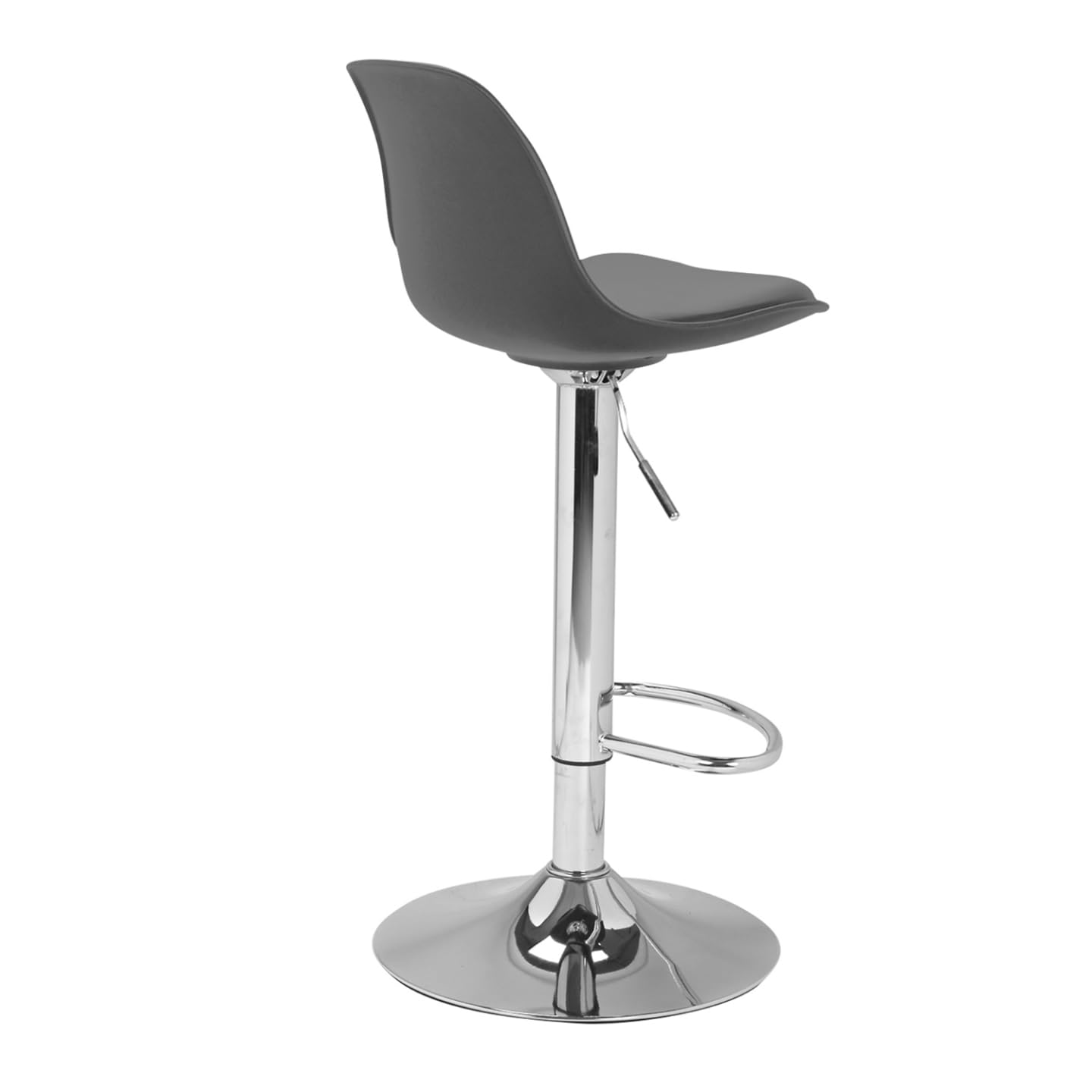 IDMarket - Lot de 2 tabourets de Bar Karl Design Gris