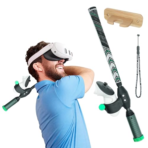 Image of DeadEyeVR - DriVR Golf Club for Quest - Realistic VR Golf Simulator Handle - Weighted VR Golf Club Grip for Enhanced Play (Elite Mini)
