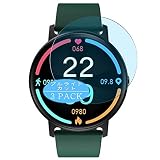 Synvy [3 Pack] Anti Blue Light Screen Protector Compatible with SANAG E30 1.3' Smartwatch Smart watch Screen Film Protective Protectors [Not Tempered Glass]