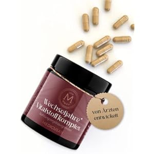 Medicusan Wechseljahre Vitalstoffkomplex reguliert den Hormonhaushalt natürlich – extra hochdosierte pflanzliche…