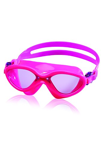 Speedo Kids' Hydrospex Classic Swim Mask, Reddish Pink, One Size