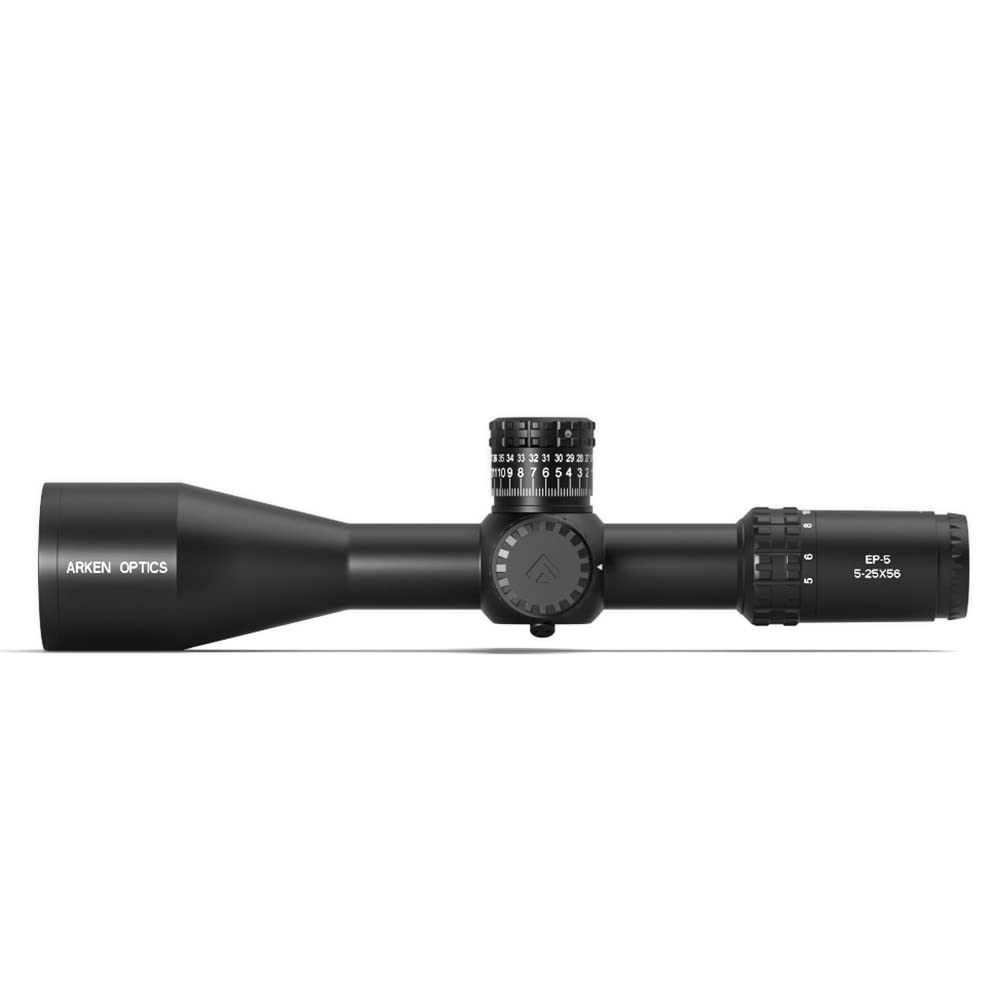 Arken Optics EP5 5-25X56 Rifle Scope FFP VPR MOA Reticle with Zero