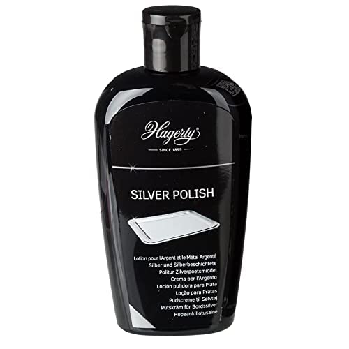 Hagerty Silver Polish 250 ml I Effiziente Silber-Politur für Silber und versilbertes Metall I Polierpaste mit Sofortwirkung für Vasen Rahmen Accessoires Dekorationsartikel usw I für erneuerten Glanz Cover