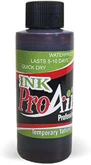 Body Paint - ProAiir Temporary Tattoo Ink - 4.2 oz (120ml) Brown