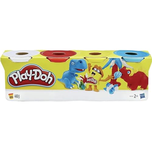 Pâte À Modeler 4 Pots Couleurs Assorties Play doh Hasbro Le Coffret - vue 5