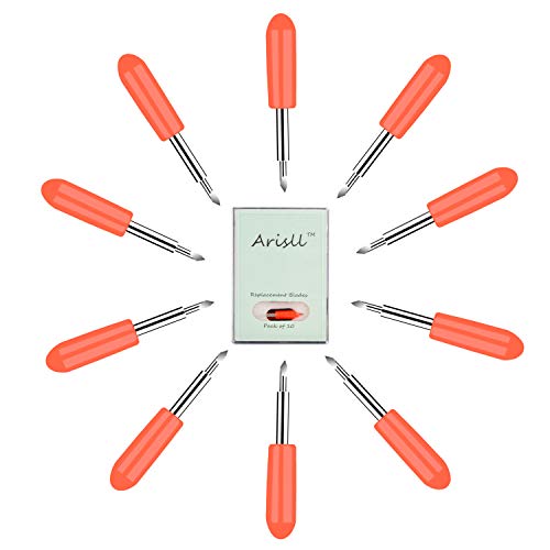 Blades for Cricut Explore Air 2,10 Pieces 45 Degree Replacement Blades for Cricut