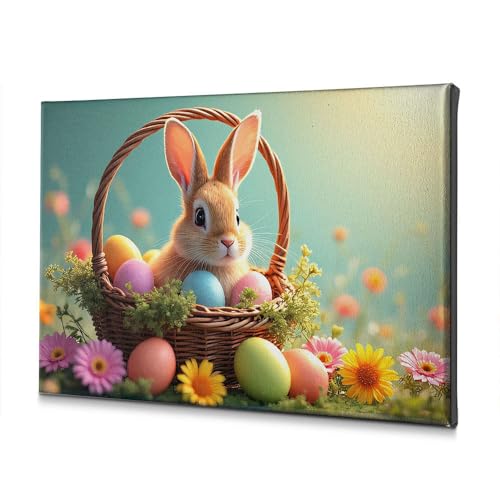 Toile murale de salle de bain lapin de Pâques : transformez votre déco