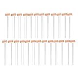 25 Stück Pflanzenschilder, Stabiler Metall Wetterfest Einfach Einsteckbar Lesbar Pflanzenetiketten-Stäbe für Kräutergarten Topfpflanzen Balkonkästen