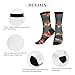 DRTGEDS Traditional Koi Carps With Spots Fashion Leisure Sports Socks Are Unisex To Keep Feet Dry Suitable Various Outdoor Sports