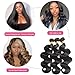Body Wave Bundles Human Hair 14 16 18 Inch Human Hair Bundle 100% Unprocessed Brazilian Virgin Hair 3 Bundles Human Hair Extensions for Black Women Natural Color