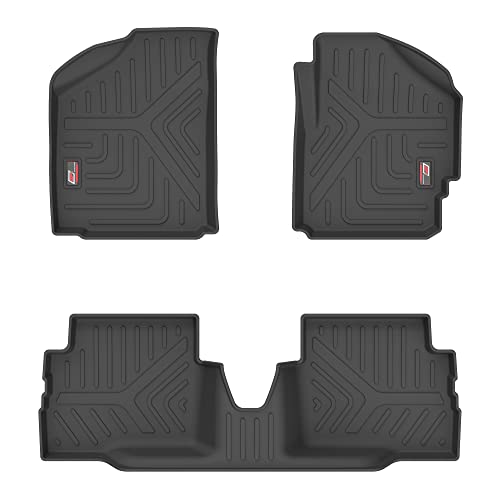 Image of GFX Rubber Car Floor Mats (After-Market),Premium Life Long Foot Mats,Compatible with Tiago 2020 Onwards,Waterproof, Anti-Slip, Dustproof & Durable,All-Weather Car Mats for Interior Protection, Black