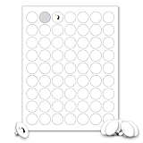 Dogleg Design Studio 63 Custom Golf Ball Marker (D.i.y.) - Quarter Sized Plastic Ball Markers &Amp; 1' Round Labels -Golf Essential For Tournaments, Scrambles, Charity Events Or As A Golf Gift