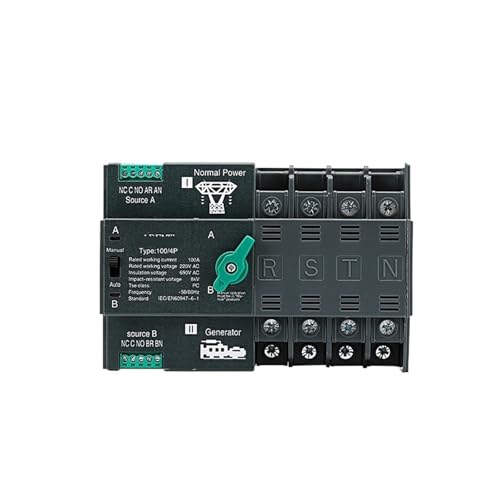 Commutateurs de transfert automatiques inverseur source 4P 220V 25A ininterrompu - 6