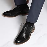 Bruno Marc Men's Lace Up Soft Cap-Toe Formal Dress Shoes - Image 3