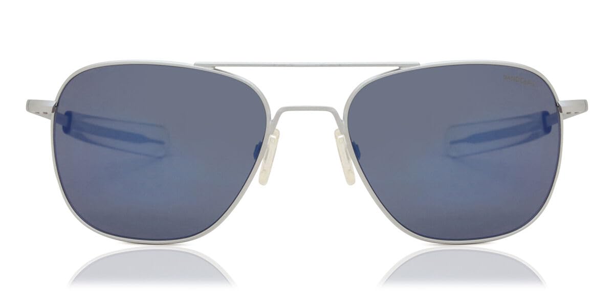 Randolph EngineeringRandolph Matte Chrome Classic Aviator Sunglasses for Men or Women 100% UV