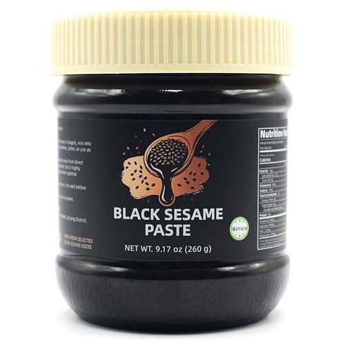 Black Sesame Paste 9.17 oz (260g) - Unsweetened Black Tahini Butter