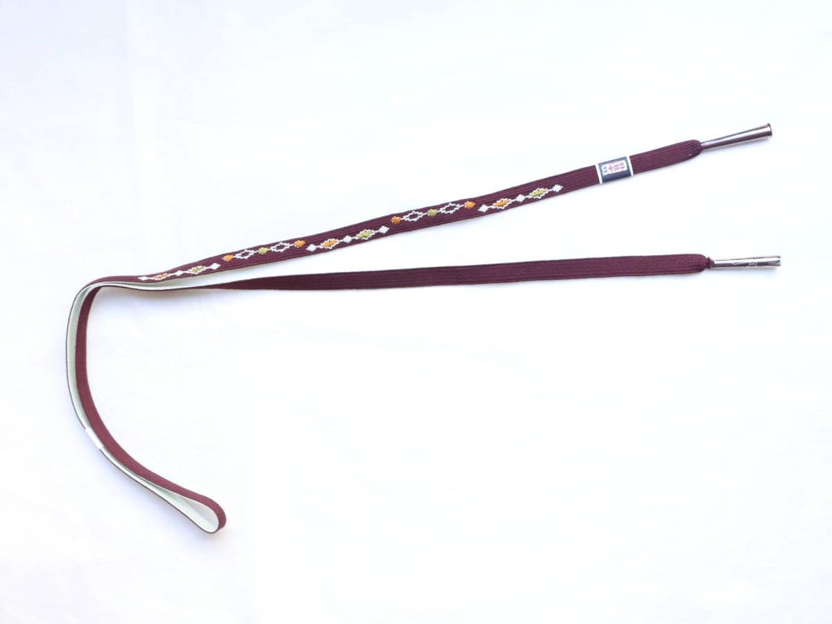 正絹 帯締め 茶古代 常盤色 晒柿 小紋 紬 色無地 付け下げ用 訪問着 切り房