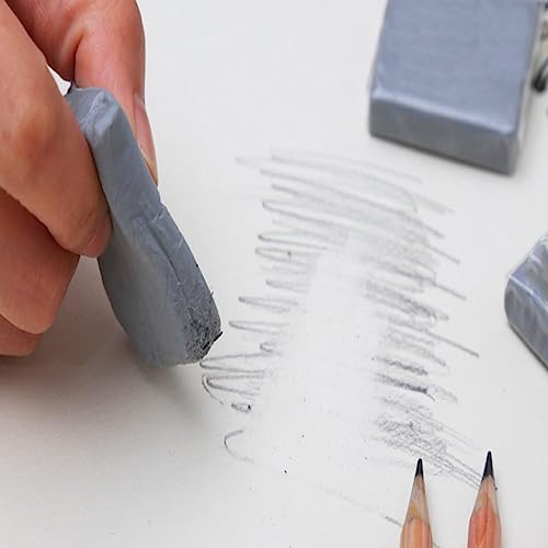 Image of 53ARTS 4pcs Art Kneaded Eraser, Soft Durable Sketch Putty Rubber, Kneadable Artist Rubber Eraser Set