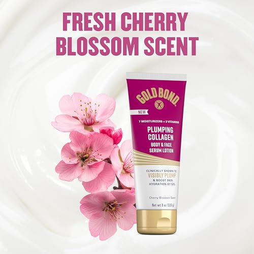 Gold Bond Plumping Collagen Body & Face Serum Lotion, Hydrating Moisturizer - image 8