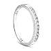 Produktbild Orovi Damen-Ring Memoire Hochzeitsring Weißgold 9 Karat (375) Brillianten 0.20 carat Verlobungsring Diamantring