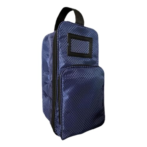 Sac de rangement bleu pour chaussures de golf idéal pour protéger ses affaires